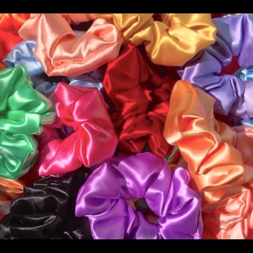 Hair Scrunchies, Silk Scrunchies๐๐ - Picture 2 of 3